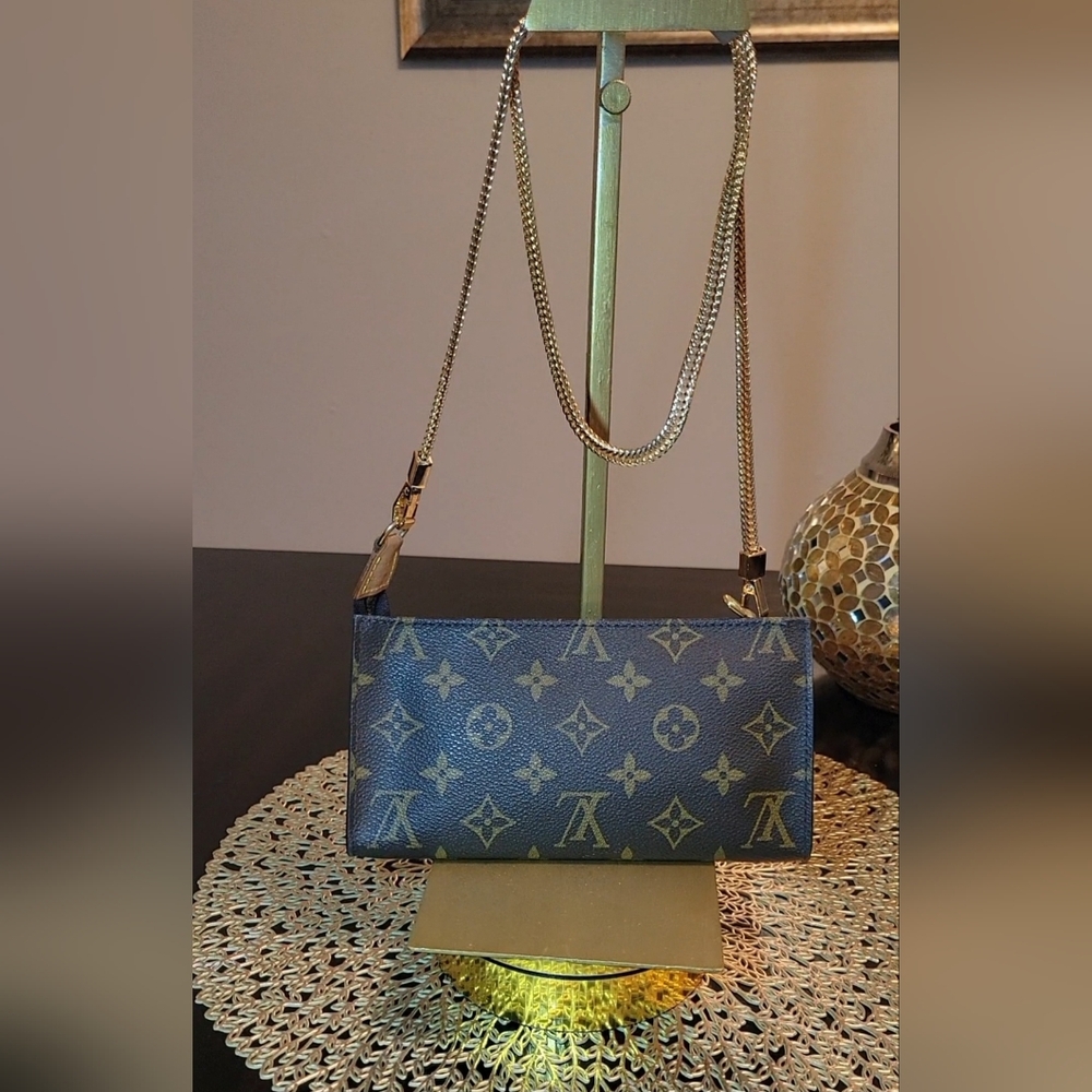 Louis Vuitton  Brown Monogram Pouch - Picture 4 of 11